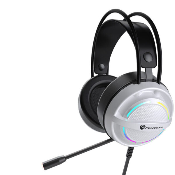 Head-Mounted Gaming Headset With Microphone Wired Microphone - Imagen 2