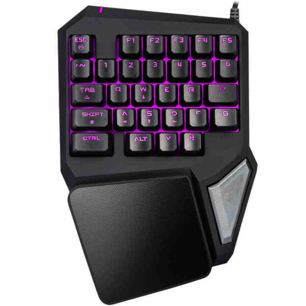 Mechanical Feel Colorful Backlit Gaming Keyboard