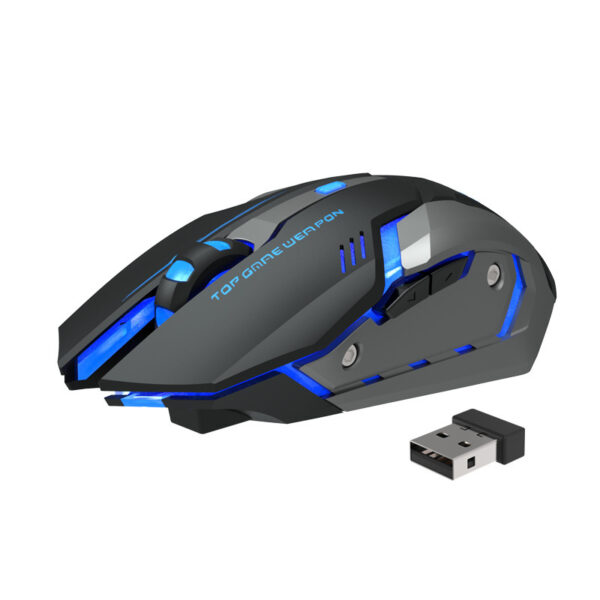Wireless Charging Silent Gaming Mouse Machinery - Imagen 5