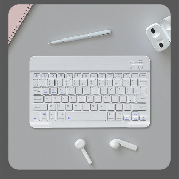 Tablet Notebook Wireless Keyboard And Mouse Set Bluetooth - Imagen 8