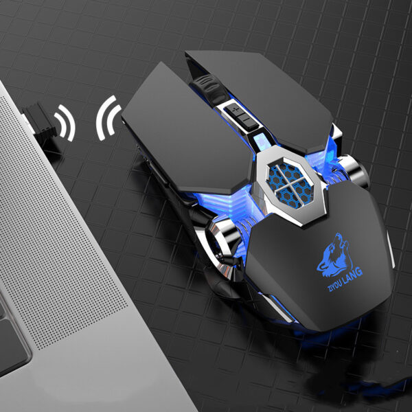 Wireless Charging Gaming Mouse Silent Water-cooled Luminous - Imagen 5