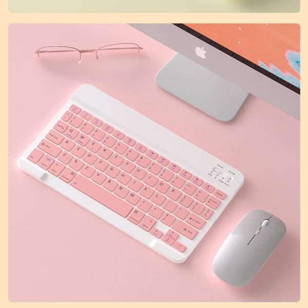 Tablet Notebook Wireless Keyboard And Mouse Set Bluetooth - Imagen 6