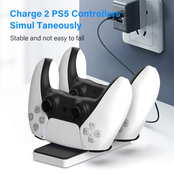 Base de carga/Charging Station carga USB-C para PS5 - Imagen 3