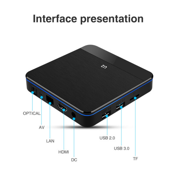 TV Box JUNUO 4K Amlogic S905X3 Android 9.1 - Imagen 3