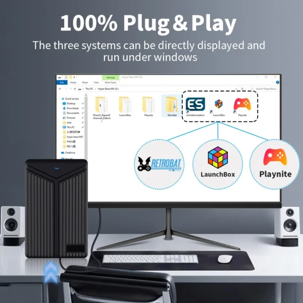 HDD Retro Game | 5 TB | Retrobat | Playnite | Launchbox - Imagen 2