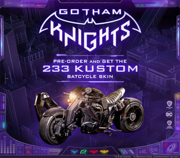 Gotham Knights - 233 Kustom Batcycle Skin EU DLC PS5 CD Key