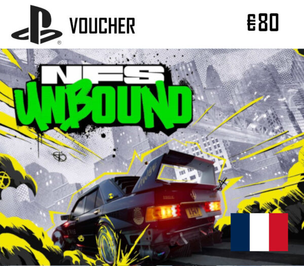Need for Speed Unbound PlayStation Network Card €80 FR
