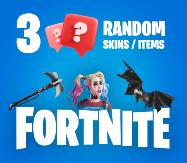 3 Random Fortnite Skins / Items PC Epic Games CD Key