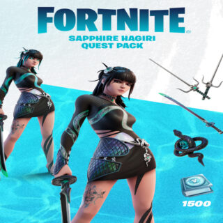 Fortnite - Sapphire Hagiri Quest Pack DLC US XBOX One / Xbox Series X|S CD Key