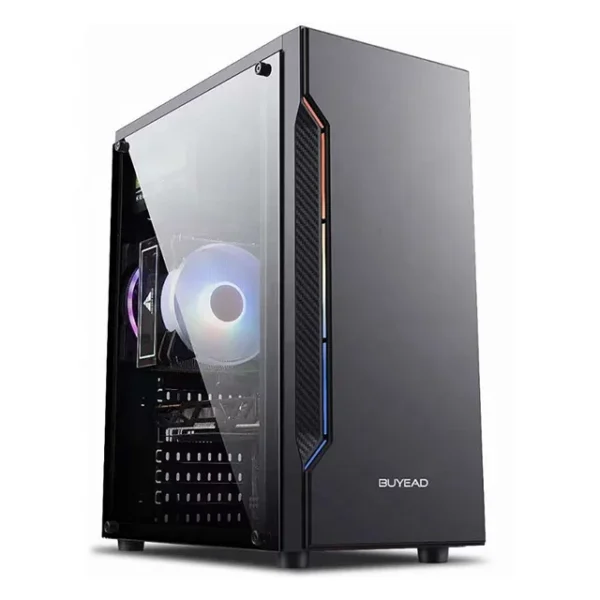 Case PC | Gamer con Vidrio Templado y Led RGB | Micro ATX/ITX-ATX/M - Imagen 6
