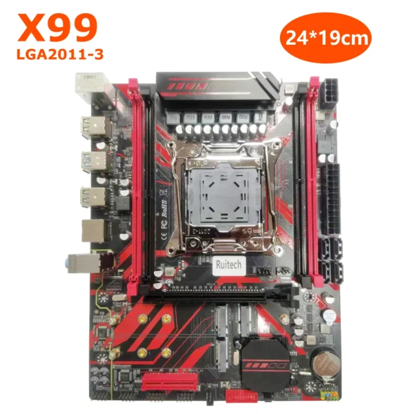 Tarjeta madre/Motherboard | X99 D4 DDR4 | Xeon E5 2670 V3 | LGA2011 | 16GB 3200MHz DDR4 PC RAM - Imagen 2