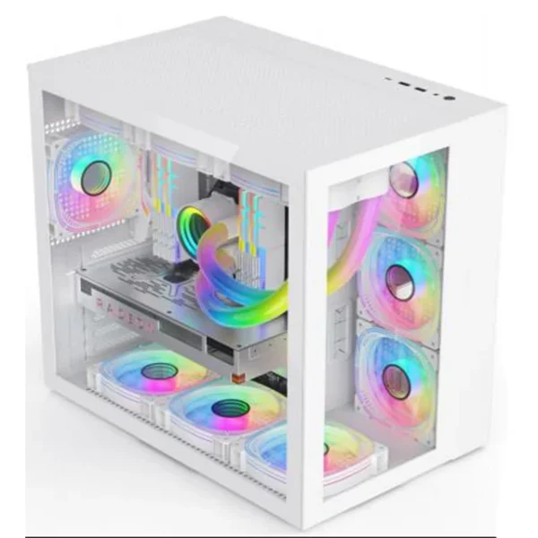 Case Gamer | Hongyi Micro ATX /ATX | RGB Fan - Imagen 6