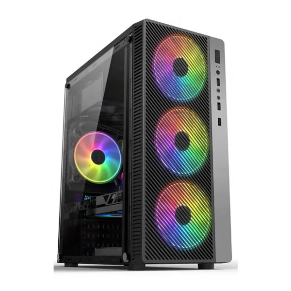 Case PC | Gamer con Vidrio Templado y Led RGB | Micro ATX/ITX-ATX/M - Imagen 2