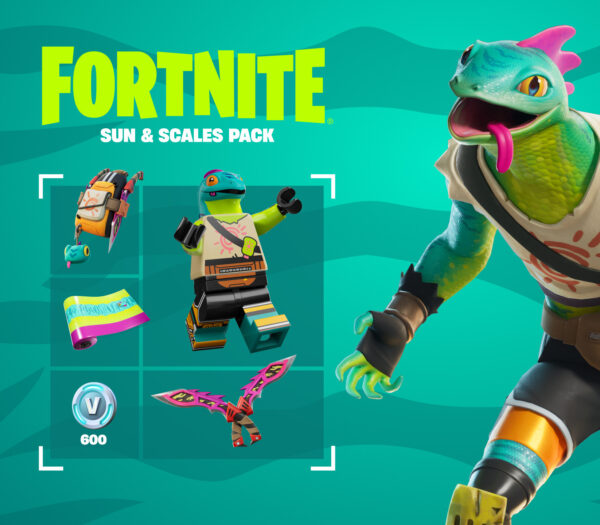 Fortnite - Sun & Scales Pack DLC EU XBOX One / Xbox Series X|S CD Key
