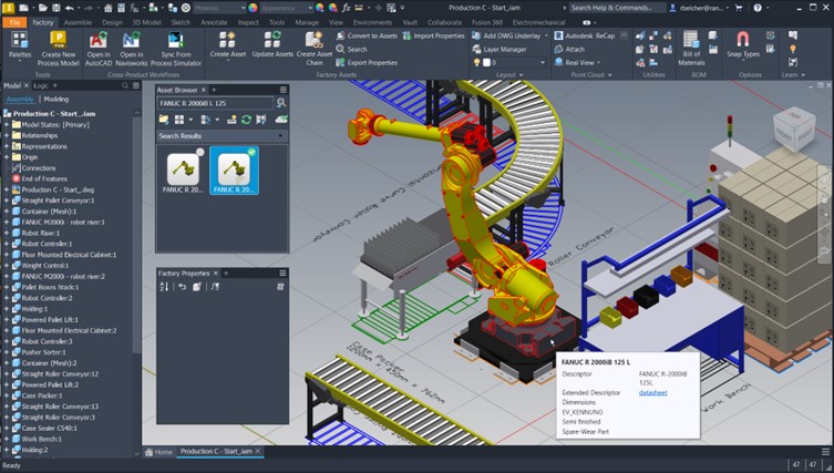 Autodesk Factory Design Utilities runvalli
